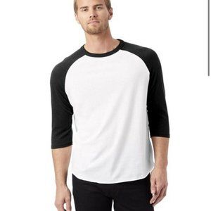 Men's Alternative Earth Apparel Raglan Baseball T-Shirt, XL